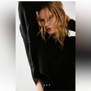 Free people cropped easy street sweater